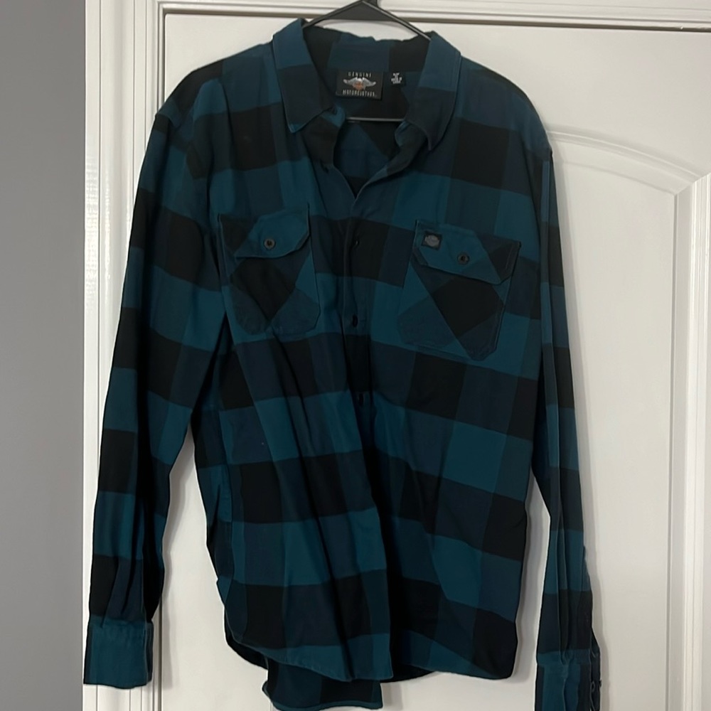 Harley Davidson button up. Slim xl